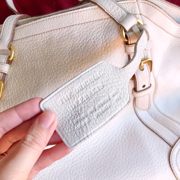 White deerskin leather Prada tote - Picture 4 of 8